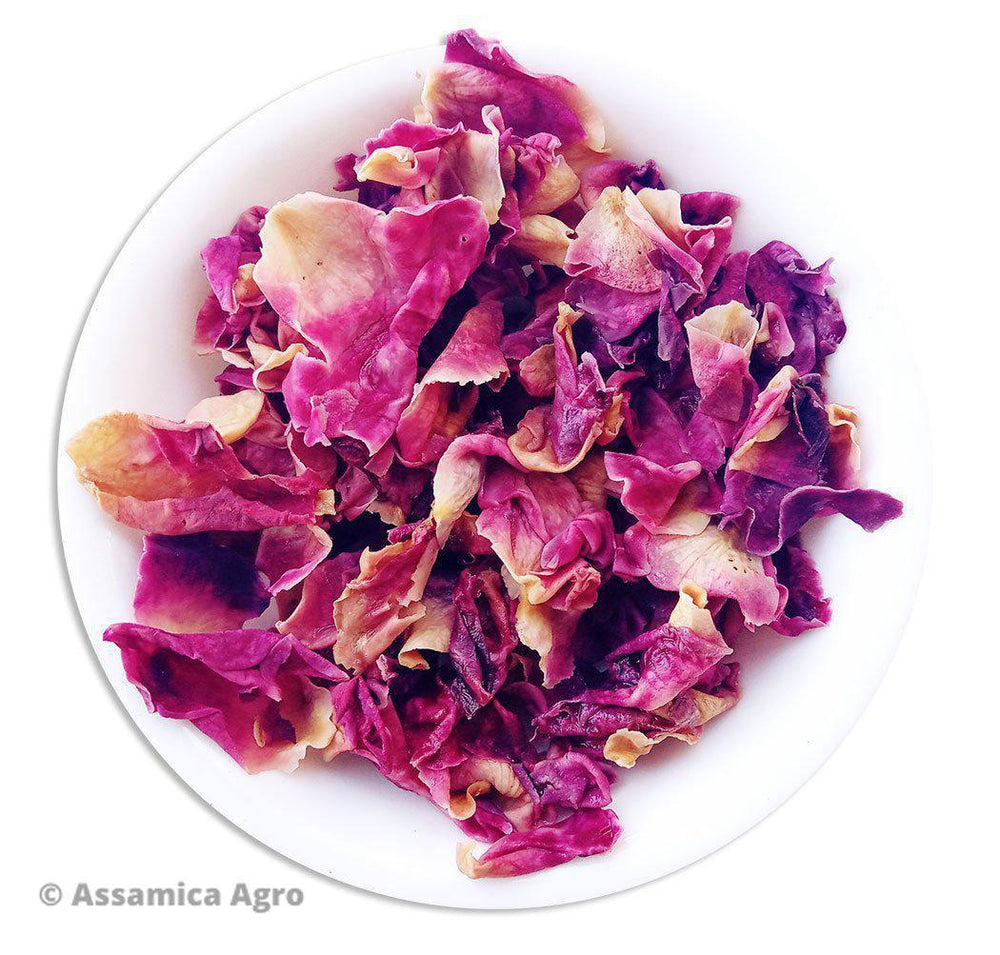 
                  
                    Load image into Gallery viewer, Organic Rose Tea: Rose Delight - Wet Leaves
                  
                